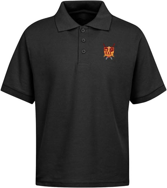 Polo DT Prep Crest Negro