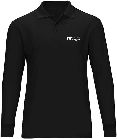 Polo DT Prep Text Negro LS