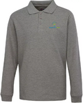 5º-8º Grado Ingenuity Prep Gris L/S Polo