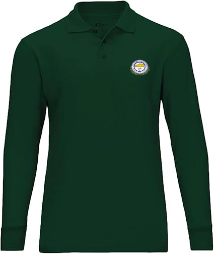 Polo Sócrates Forest Green L/S Grade K-8