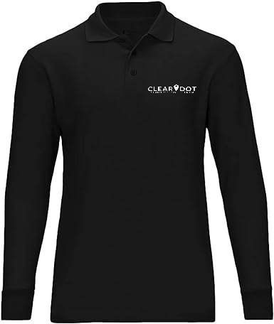 Polo Clear Dot LS Negro