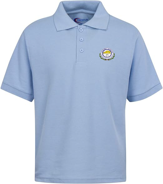 Sócrates Polo S/S Azul Claro - Grado 6-8