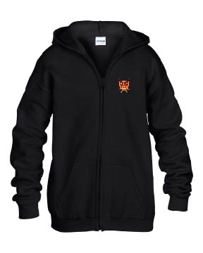 Sudadera con cremallera DT Prep negra