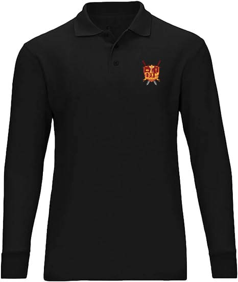 DT Prep Black LS Polo – JB Designs