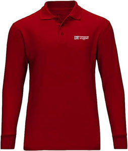 DT Prep LS Polo Burgundy