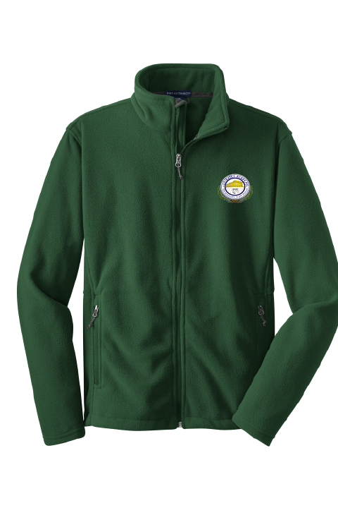 Socrates Forest Green Full Zip Fleece - Grades K-8