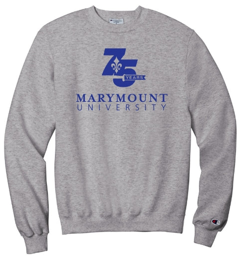 Limited Edition MU 75th Anniversary T - Champion Crew Sweatshirt - Grey