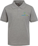 5th-8th Grade Ingenuity Prep Grey S/S Polo