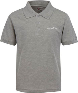 Clear Dot Grey Polo