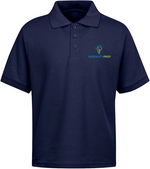 PK-4th Grade Ingenuity Prep Navy S/S Polo