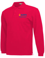 Second Grade Long Sleeve Polo - Red