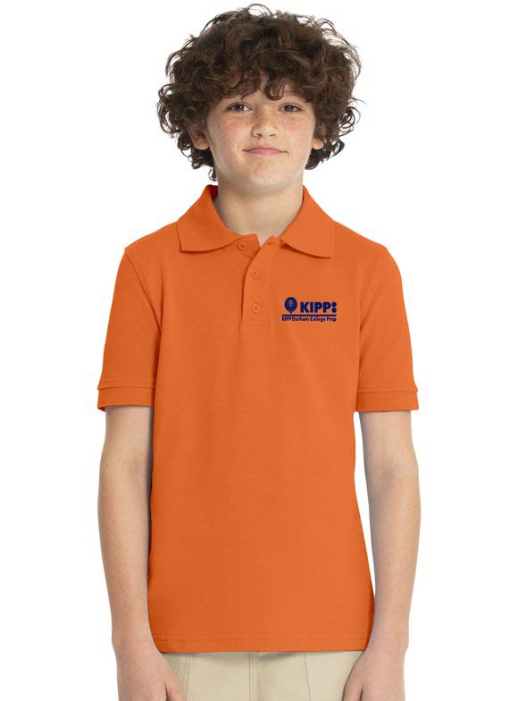 6th Grade Short Sleeve Polo- Orange
