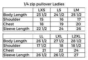 Ladies 1/4 Zip Pullover Color Block